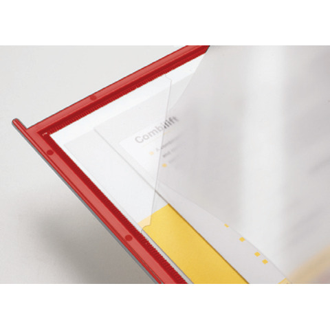Pannello per leggìo da tavolo Q-Connect Quickfind rosso conf. 10 pezzi – KF04258