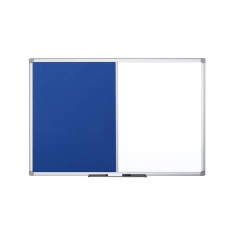 Pannelli Bi-office Maya combinata feltro/acciaio 90×60 cm. bianco XA0322170