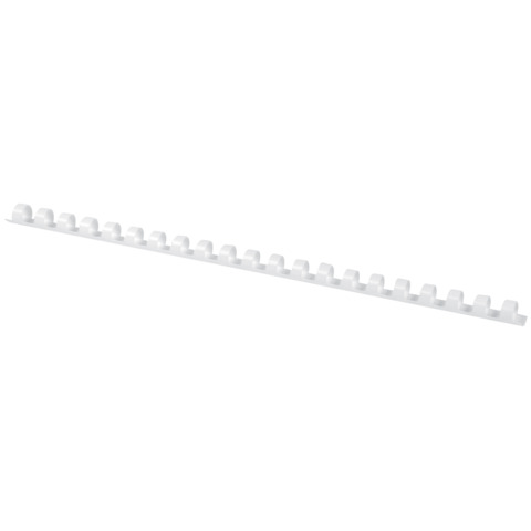 Dorsi a spirale in PVC per rilegatura Q-Connect A4 – 21 anelli 8 mm – fino a 40 ff bianco – conf. 100 pz – KF24019