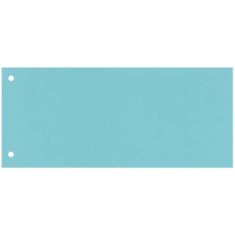 Separatore per archivio con due fori Q-Connect 24×10,5 cm 190 g/m² blu conf. da 100 – KF00512