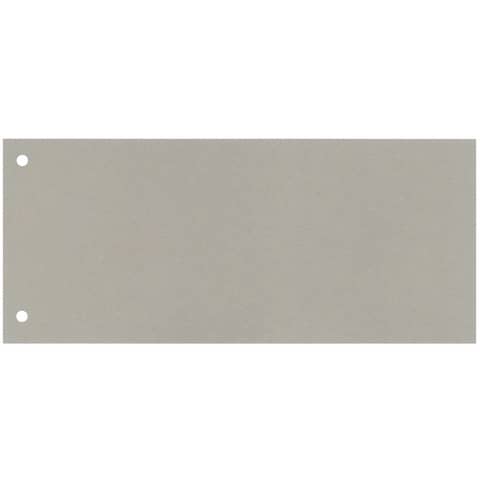 Separatore per archivio con due fori Q-Connect 24×10,5 cm 190 g/m² grigio conf. da 100 – KF00513