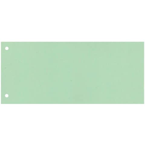 Separatore per archivio con due fori Q-Connect 24×10,5 cm 190 g/m² verde conf. da 100 – KF00518