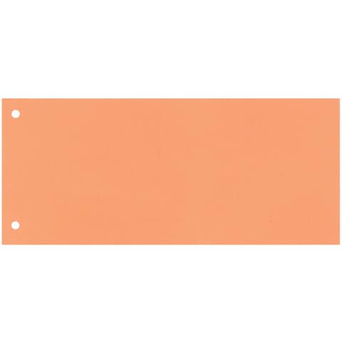 Separatore per archivio con due fori Q-Connect 24×10,5 cm 190 g/m² arancio conf. da 100 – KF00519