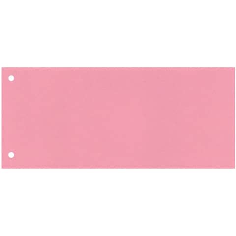 Separatore per archivio con due fori Q-Connect 24×10,5 cm 190 g/m² rosa conf. da 100 – KF00517