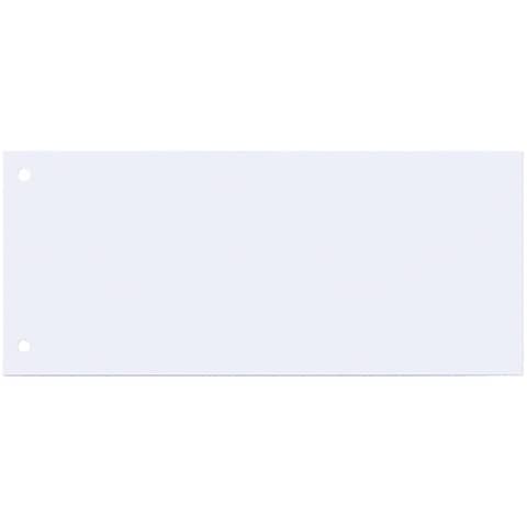 Separatore per archivio con due fori Q-Connect 24×10,5 cm 190 g/m² bianco conf. da 100 – KF00515
