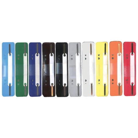 Pressini fermafogli Q-Connect 34×150 mm assortiti conf. da 250 – 2102502011