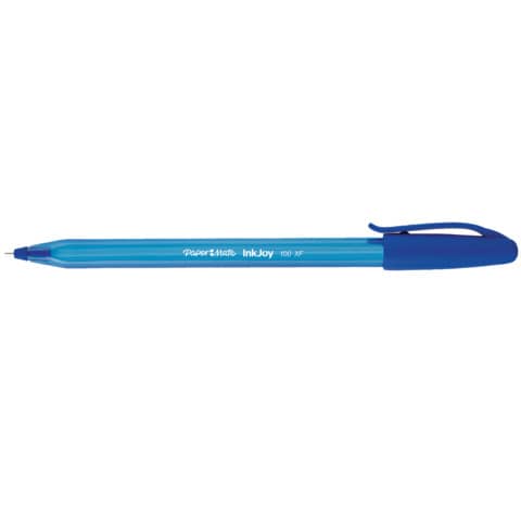 Penne a sfera stick Paper Mate Inkjoy 100 CAP ULV M 1 mm blu special pack da 100 – S0977420