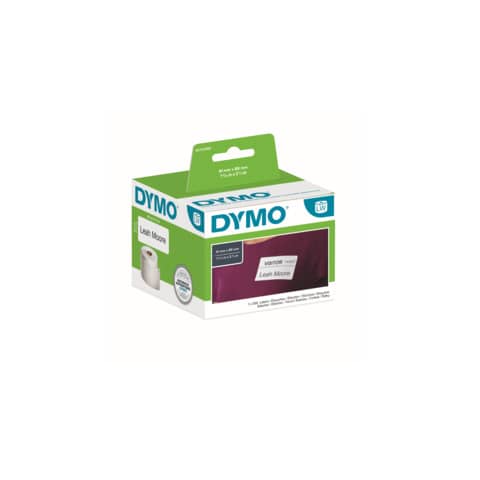 Rotolo da 300 etichette Dymo LabelWriter Badge 89×41 mm bianco S0722560