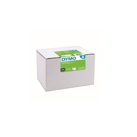 Rotoli da 260 etichette Dymo LabelWriter Indirizzi Estesi 36×89 mm bianco value Park da 24 rotoli – S0722390