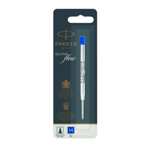 Refill sfera Parker blu M  in blister – 1950371