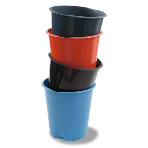 Cestino gettacarte Leonardi Modula 16.5 l nero 32,5×31 ø cm E020NE