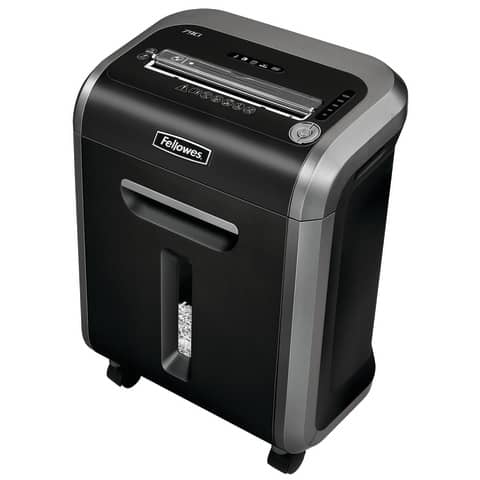 Distruggidocumenti uso moderato FELLOWES Powershred® 79Ci – P-4 – 23 L – taglio a frammenti 4×38 mm – 4679001