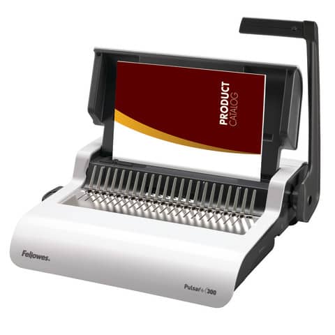 Rilegatrice a dorsi plastici FELLOWES Pulsar+ 300 capacità di perforazione 17 fogli – 5627601
