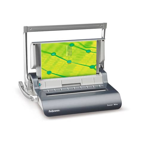 Rilegatrice a dorsi metallici FELLOWES Quasar Wire Capacità di perforazione 15 fogli – 5224101