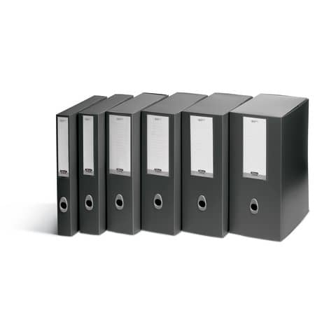 Scatola portaprogetti LEONARDI Plus VIP 25,5×35,5 cm PPL antracite dorso 12 cm 1007401