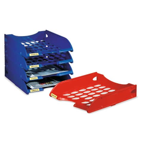 Vaschetta portacorrispondenza Leonardi Modula polistirolo azzurro 26×34,5×6,5 cm – E040AZ