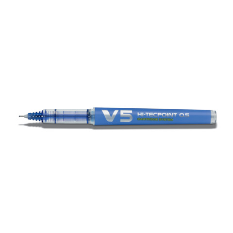 Penna roller ricaricabile a inchiostro liquido Pilot HI-TECPOINT V5 Begreen 0,5 mm blu – 040326