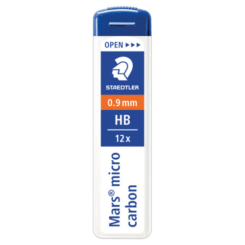 Astuccio 12 mine sottili HB Staedtler Mars Micro Carbon 250 0,9 mm – 250 09-HB