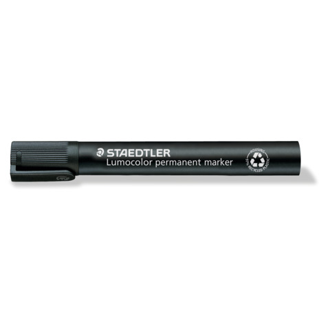 Marcatore permanente punta tonda Staedtler Lumocolor permanent marker 352 2 mm nero – 352-9