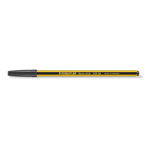 Penna a sfera Staedtler Noris Stick M 1 mm – tratto 0,35 mm nero conf. da 20 – 434 09