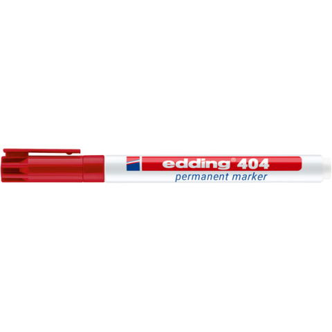 Marcatore permanente edding 404 punta conica 0,75 mm rosso E-404 002