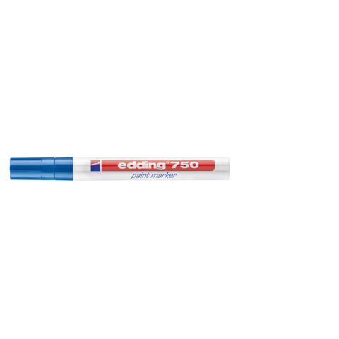 Marcatore a vernice edding 750 punta conica 2-4 mm blu E-750 003