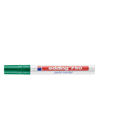 Marcatore a vernice edding 750 punta conica 2-4 mm verde E-750 004