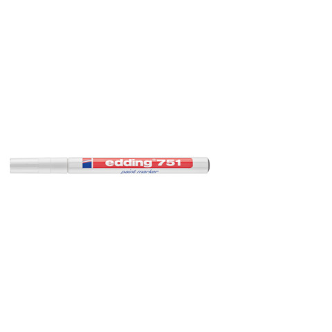 Marcatore a vernice edding 751 punta conica 1-2 mm bianco E-751 049