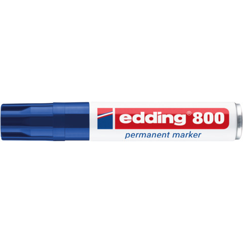 Marcatore permanente edding 800 punta scalpello 4-12 mm blu E-800 003