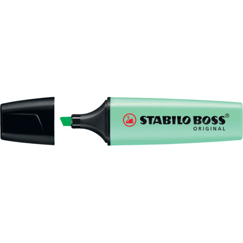 Evidenziatore Stabilo Boss Original Pastel 2-5 mm verde menta 70/116