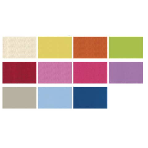 Carta da regalo in fogli Rex-Sadoch Ecocolor Kraft Light 70×100 cm assortiti pastello Conf. 50 pezzi – 74450LIT