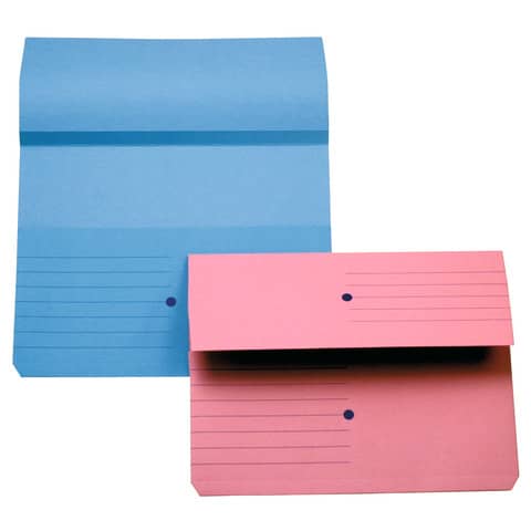 Cartelline con tasca 4Mat A4 in carta woodstock 225 g/m² dorso 3 cm rosa conf. da 10 pezzi – 3240 03
