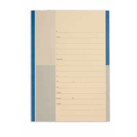 Cartelline a 2 lembi 4Pro A4 in carta schedografica 270 g/m² dorso 3 cm blu conf. da 20 pezzi – 7015 01