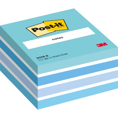Foglietti riposizionabili Post-it® Notes Cubo Neon 76×76 mm assortiti 450 ff 2028-B