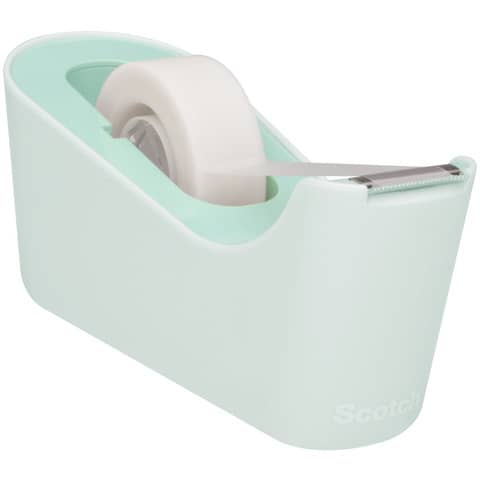 Dispenser per nastro adesivo Scotch® Magic™ Classic menta  + 1 rotolo 19 mm x 33 m – C18-M Mint