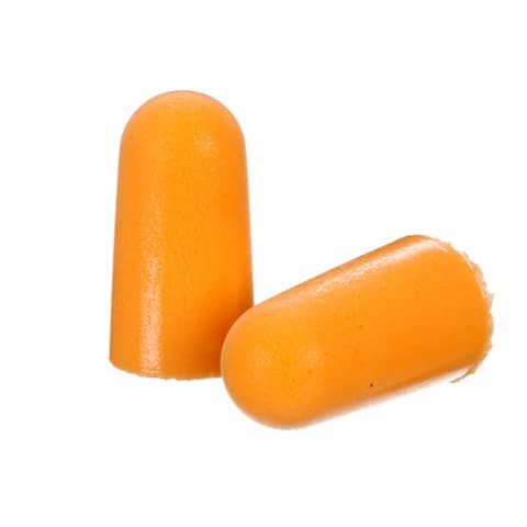 Tappi auricolari di protezione 3M 1100 37 dB senza cordoncino arancione conf. da 200 paia – 1100