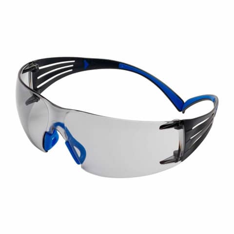 Occhiali di protezione 3M SecureFit™ 400 Scotchgard™ montatura blu/grigio SF407SGAF-BLU