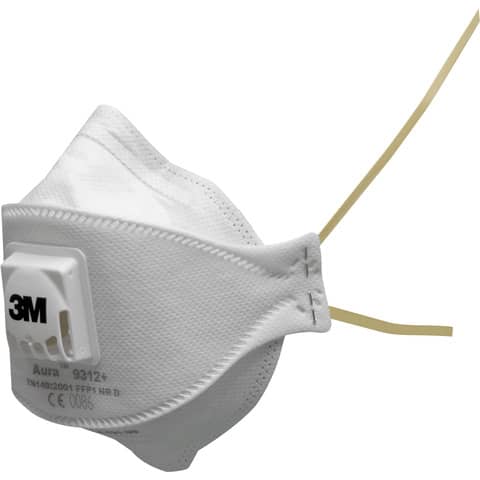 Respiratore monouso 3M Aura™ FFP1 con valvola Conf. 10 pezzi – 7100140910