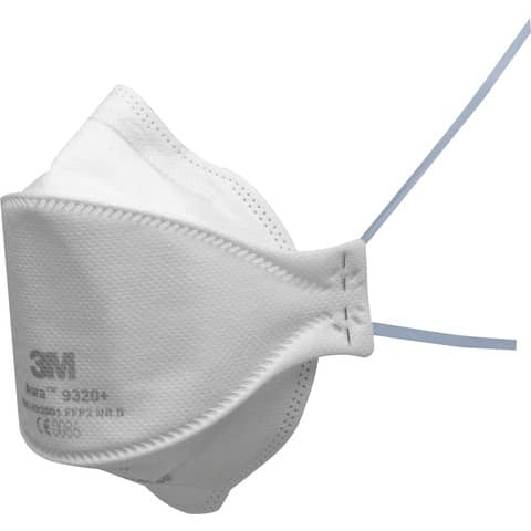Respiratore monouso 3M Aura™ FFP2 senza valvola Conf. 20 pezzi – 9320