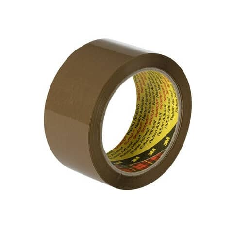 Nastro da imballo Scotch® adesivo a caldo 50 mm x 66 m avana conf. 6 pz. – 371