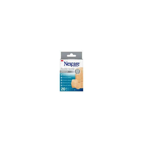 Cerotti Nexcare™ Textile in 3 misure assortiti Conf. 20 pezzi – N0420AS