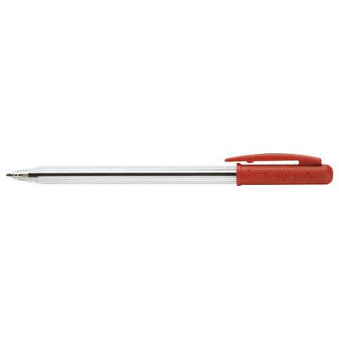 Penna a sfera TRATTO 1Uno 1 mm rosso  Conf. 50 pezzi – 820502