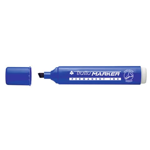 Marcatore permanente TRATTO Marker punta a scalpello 1-5 mm blu F840101