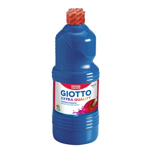 Tempera a base d’acqua GIOTTO Extra Quality flacone 1 lt blu F53341700