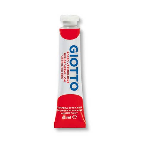Tempera GIOTTO Extra 12 ml rosso vermiglione F35200700