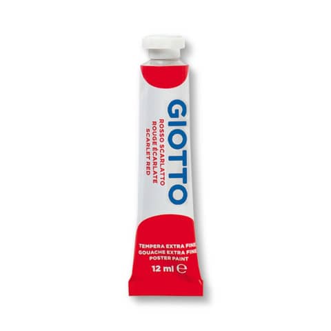 Tempera GIOTTO Extra 12 ml rosso scarlatto F35200800