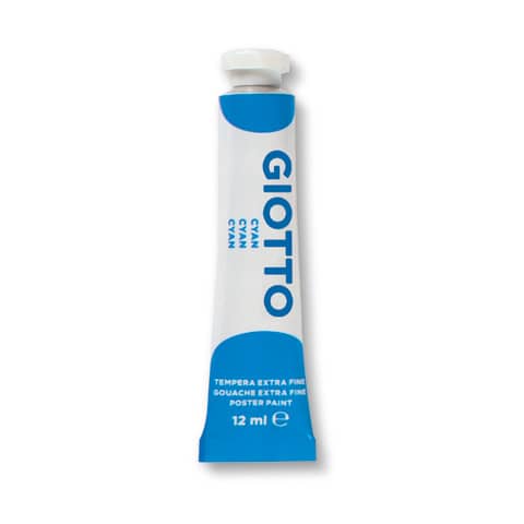 Tempera GIOTTO Extra 12 ml cyan  F35201500