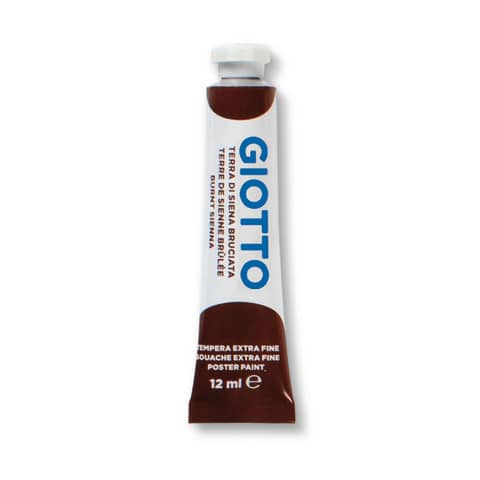 Tempera GIOTTO Extra 12 ml terra di Siene bruciata F35202200