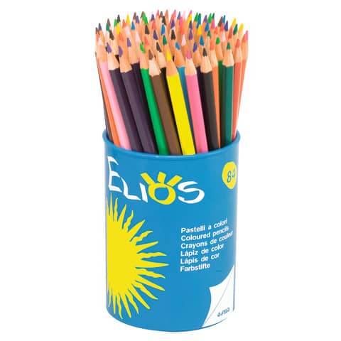 Matite colorate FILA Elios assortiti  barattolo da 84 – F517300