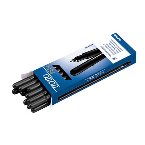 Penne a punta sintetica TRATTO Pen 2 mm nero F830703